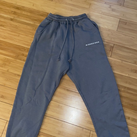 missguided grey sweatpants